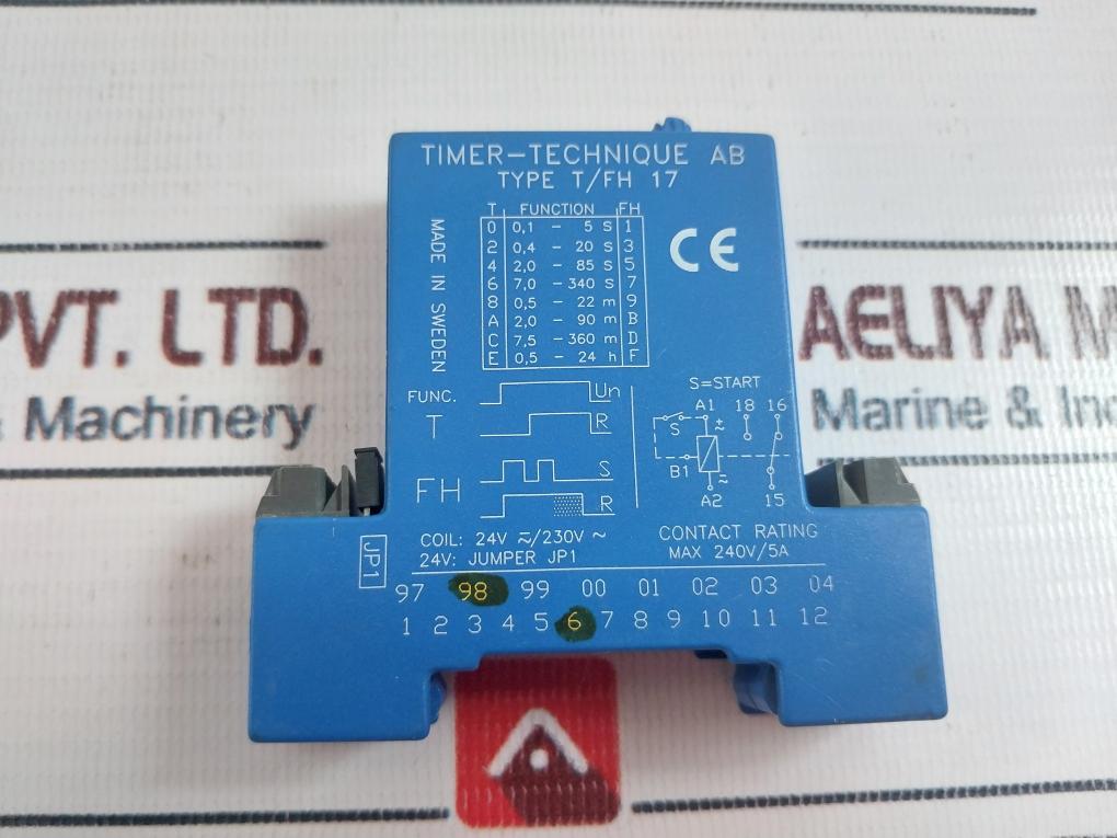 Timer-technique T/fh17 Time Delay Relay 1-10 Min-100%