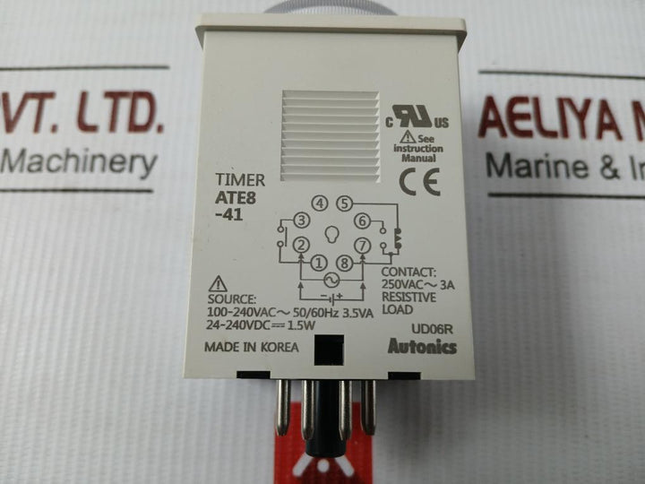 Timer Module 1S-1H,100-240Vac-50/60Hz Autonics Ate8-41