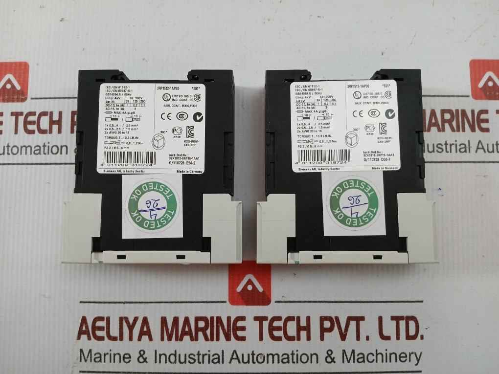 Timing Relay 3Rp1512-1Ap30 Siemens 1,5-30 S