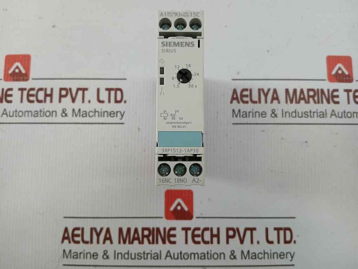 Timing Relay 3Rp1512-1Ap30 Siemens 1,5-30 S
