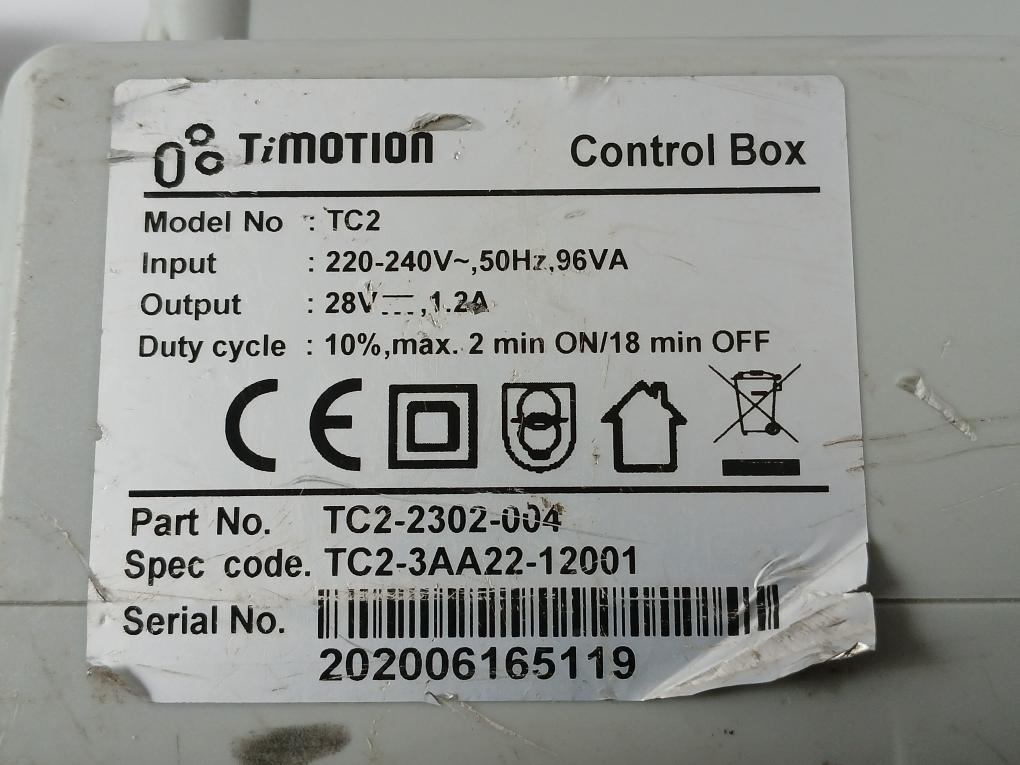 Timotion Tc2 Electric Actuator Control Box Assembly Tc2-2302-004 W/4 Meter Cable