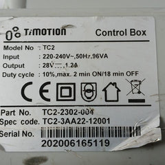 Timotion Tc2 Electric Actuator Control Box Assembly Tc2-2302-004 W/4 Meter Cable