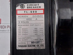 Tl-600-Circuit-Breaker-3-Pole-Dc250V-Terasaki-Electric-208842-7