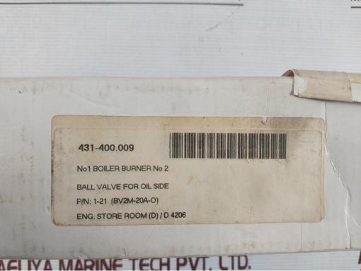 Tlv Bv2-m Ball Valve For Steam Side 491067947 Scs13 431-400.009