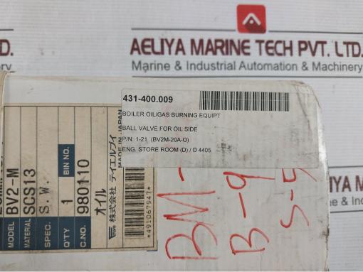 Tlv Bv2-m Ball Valve For Steam Side 491067947 Scs13 431-400.009