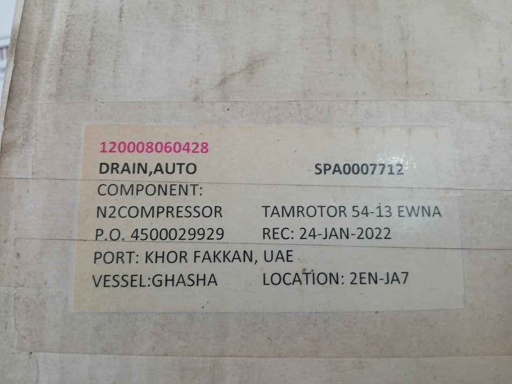 Tmc 4040845 Spacing N2 Compressor Ip67 14260573