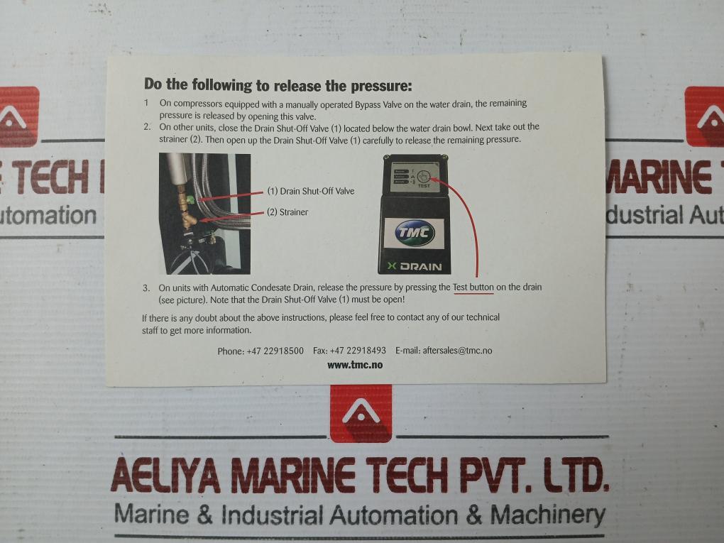 Tmc 54-85 Compressor Service Cd Tamrotor