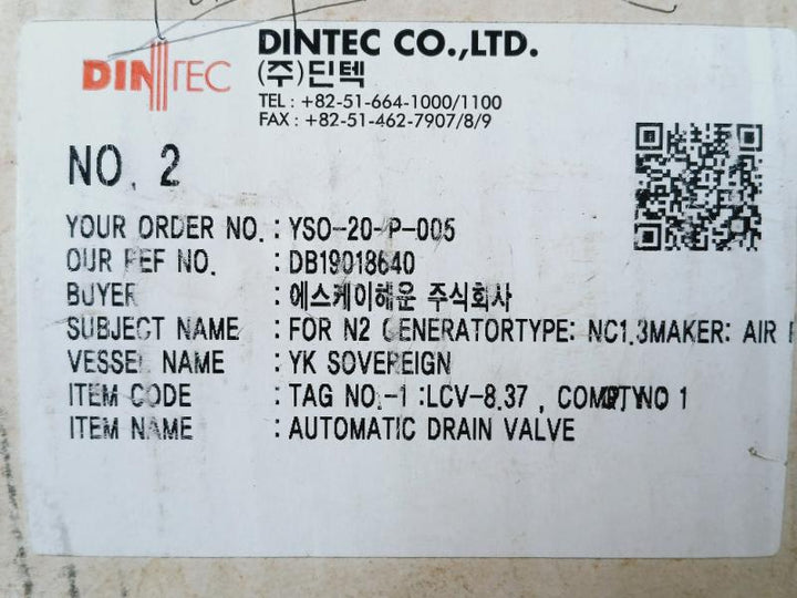 Tmc Nt 8280 Compressor Condensate Drain 1.2-16 Bar 95-240Vac 100-125Vdc Ip67