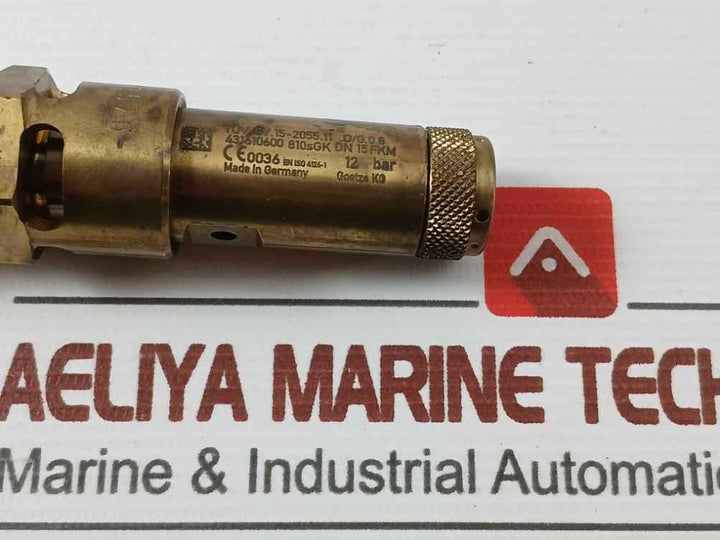 Tmc Tuv-sv.15-2055.11.D/G.0.8 Safety Valve 12-bar