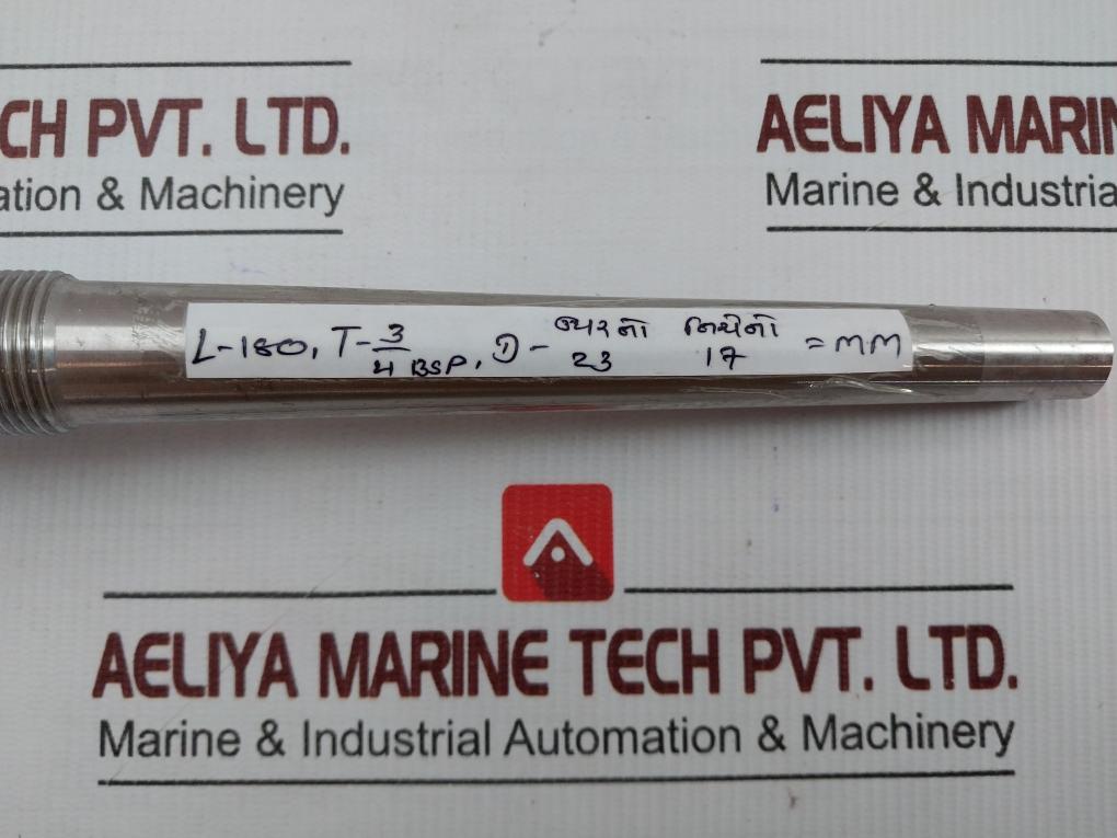 Tmh-ellerbek Temperature Sensor Probe L-180, T-3/4 Bsp, D-23, 17= Mm Tf034.015