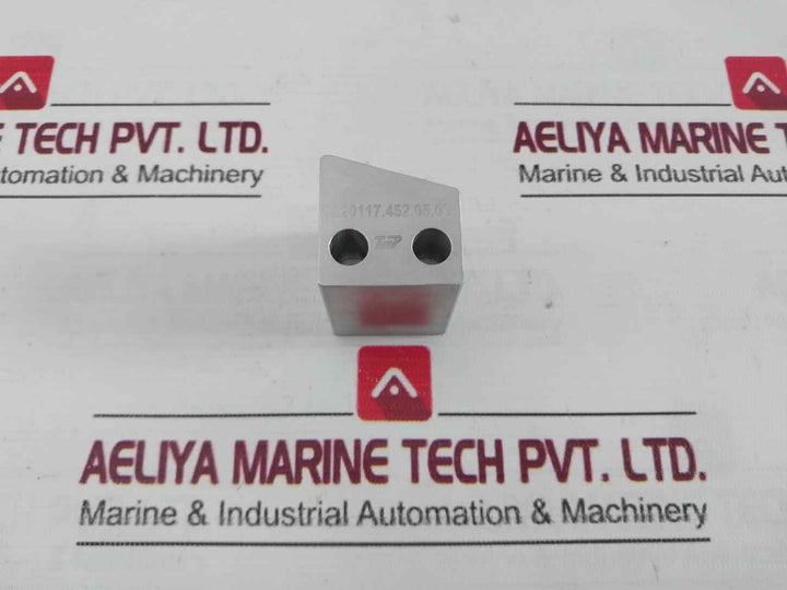 Tmp H.20117.452.05.00 Precision 2 Hole Machined Metal Mounting Block
