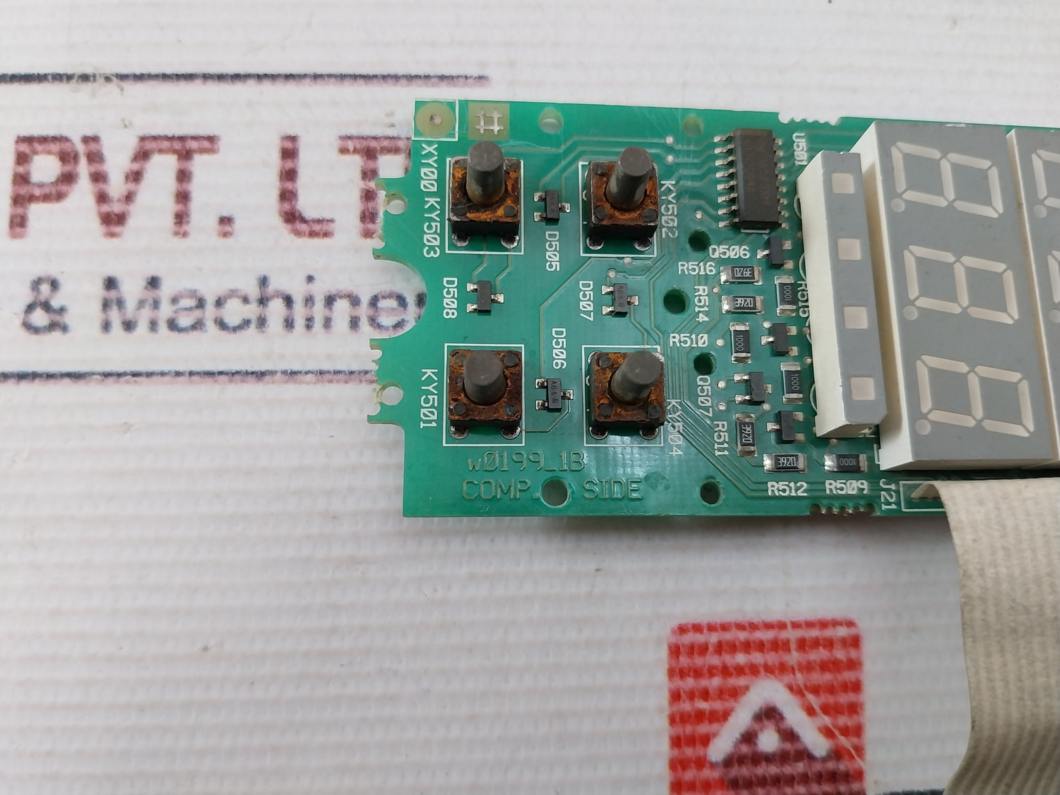 TMS W0199-2A Printed Circuit Board