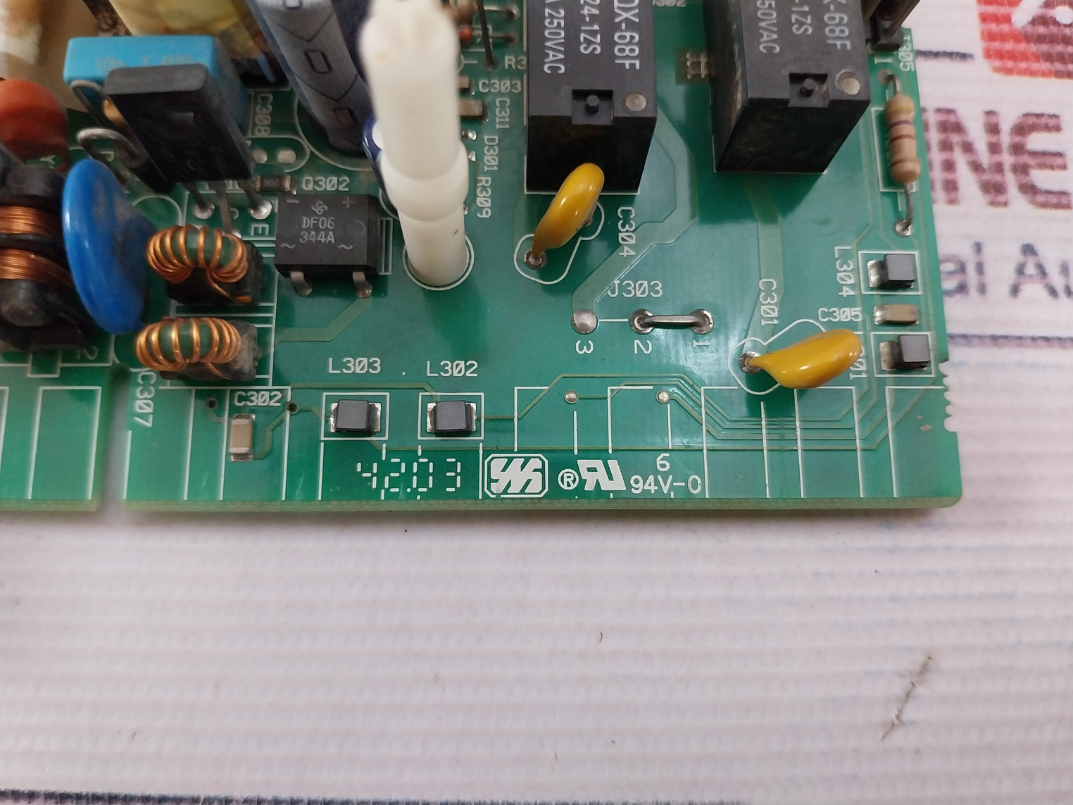 TMS W0199-2A Printed Circuit Board