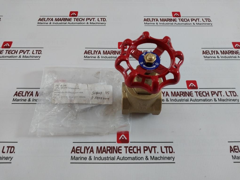 Toa 125 Brass Gate Valve For Fresh Water Generator F-65R Jis B 2011 10K 32A