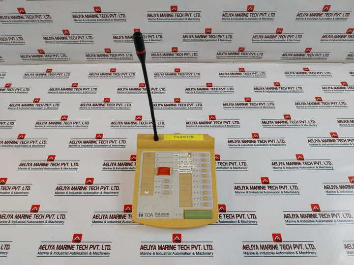 Toa Rm-200M S, P/A System Remote Microphone 24Vdc