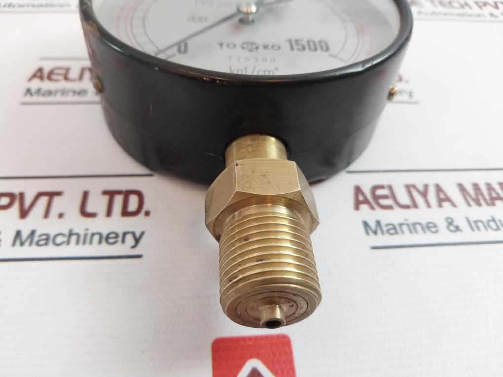 Toako 0-1500 Kgf/Cm2 Pressure Gauge 0-1500 Bar