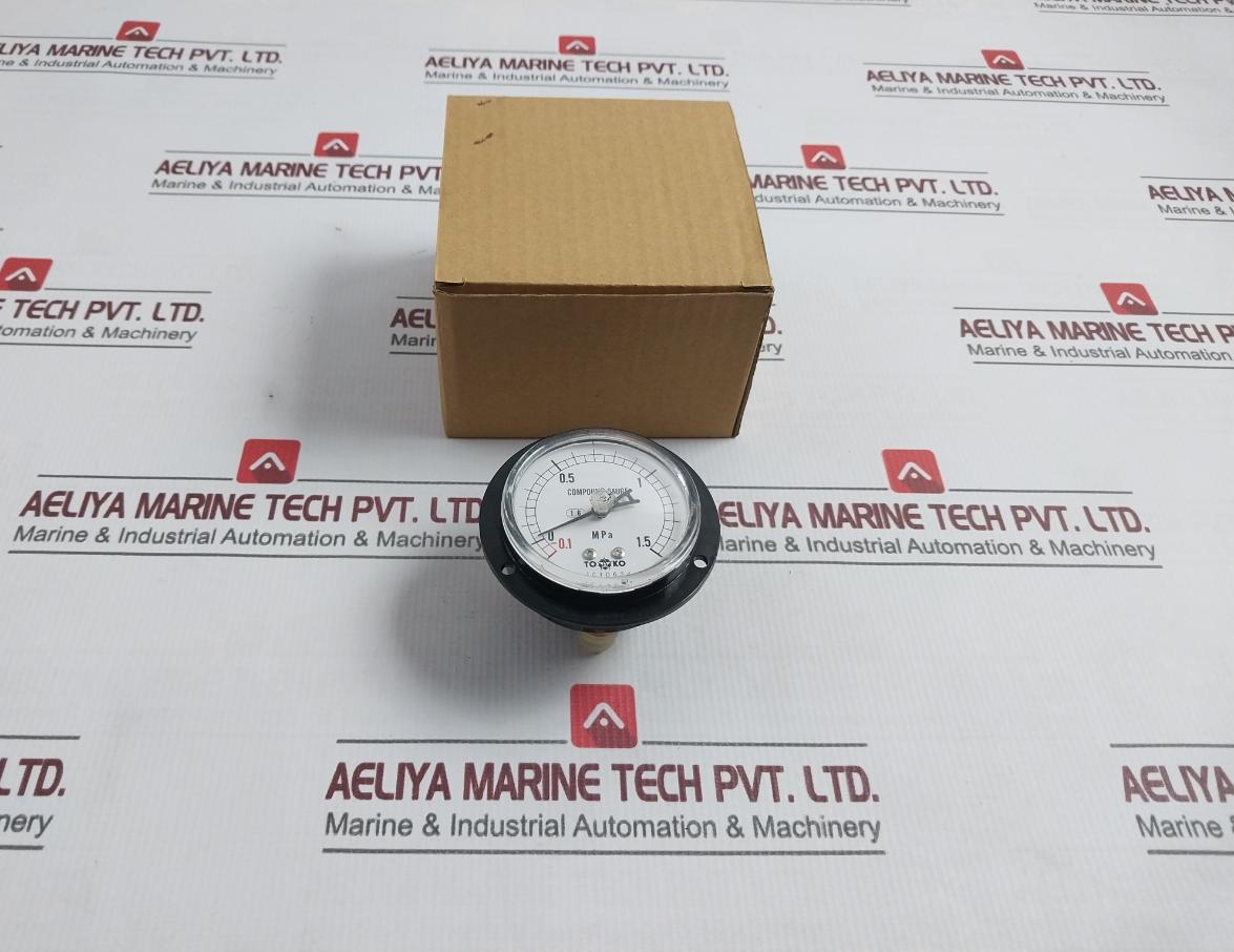 Toako Jc10624 Compound Gauge 0.1 To 1.5 Mpa