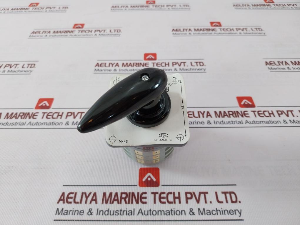 Todensha M-30920-3 Cam Switch N-43 Tc G-33 C-91836 Ac.600V•40A 4.5 Mm