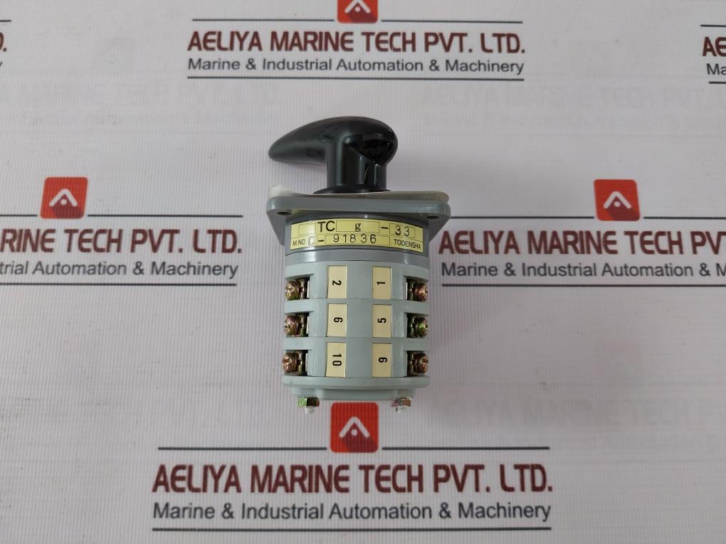 Todensha M-30920-3 Cam Switch N-43 Tc G-33 C-91836 Ac.600V•40A 4.5 Mm