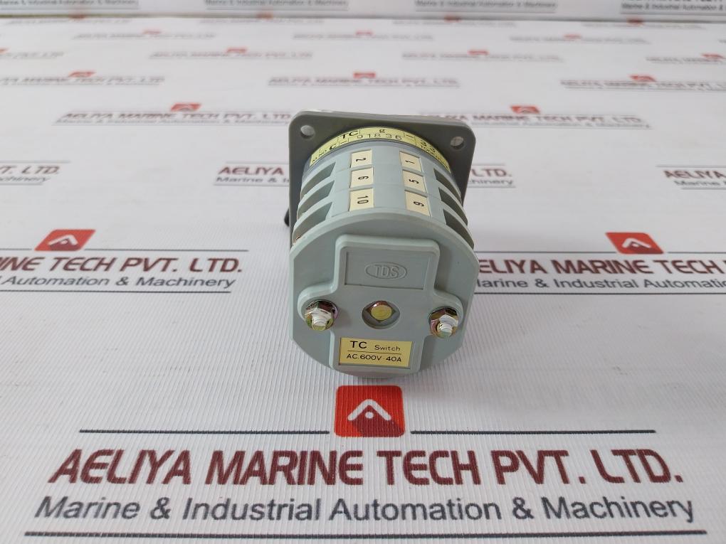 Todensha M-30920-3 Cam Switch N-43 Tc G-33 C-91836 Ac.600V•40A 4.5 Mm