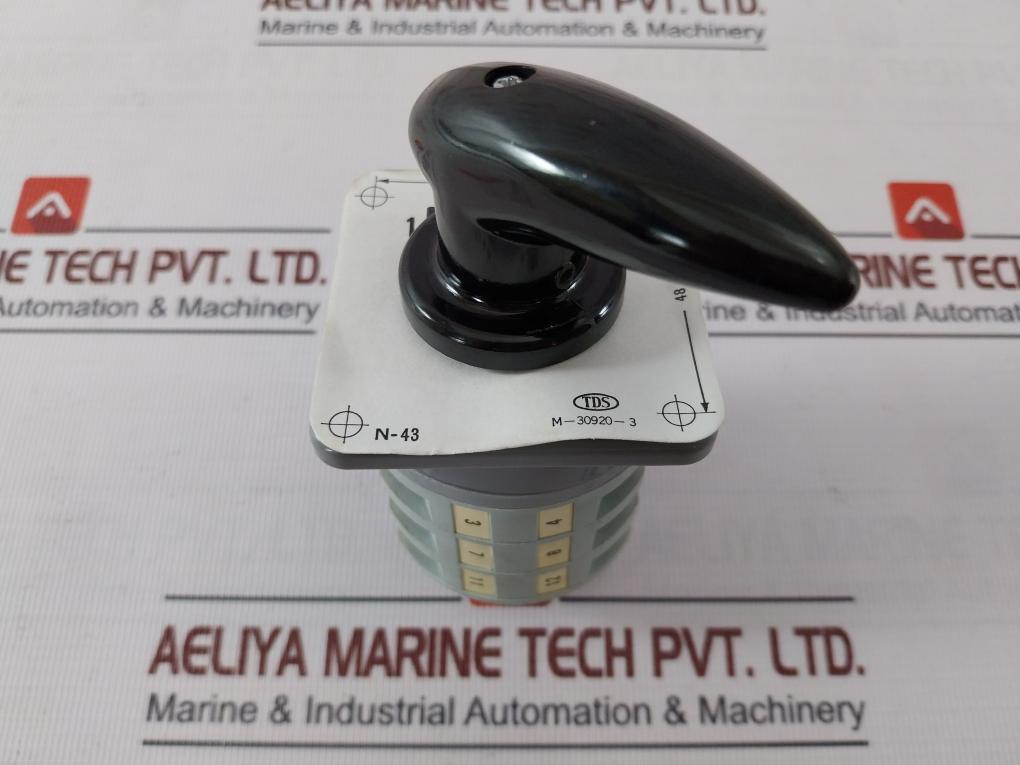 Todensha M-30920-3 Cam Switch N-43 Tc G-33 C-91836 Ac.600V•40A 4.5 Mm