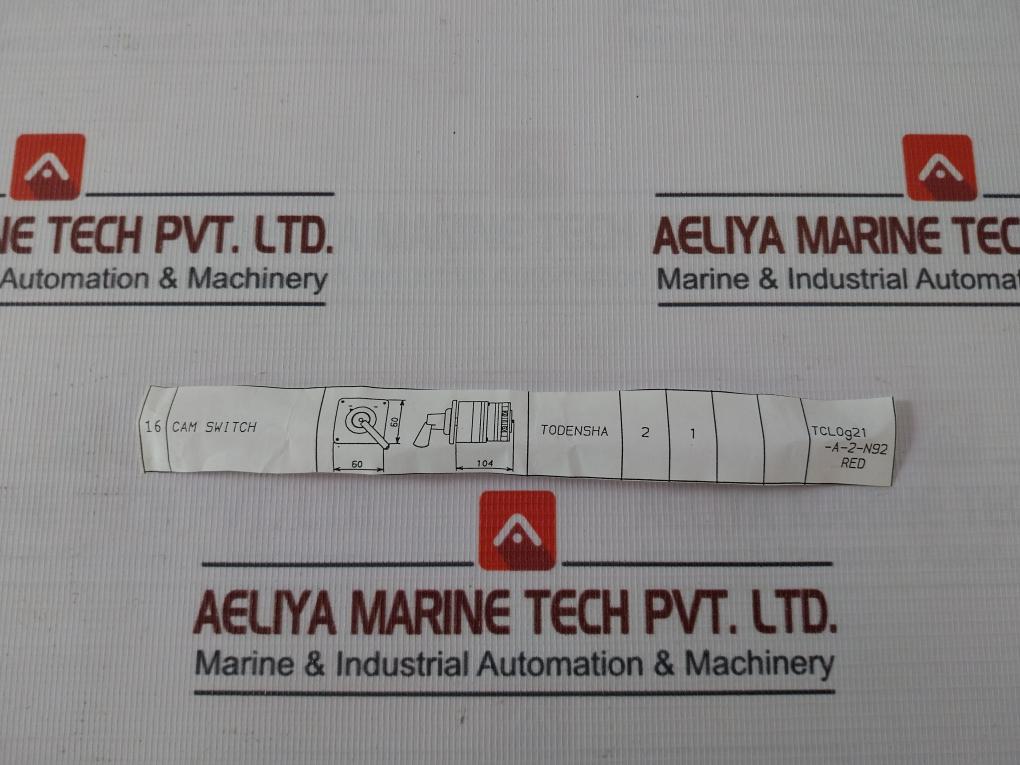 Todensha Tclog 21 Cam Switch C-91534-2 Ac 600V 40A 1Ss-1-000-008