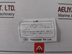 Todensha Tclog 21 Cam Switch C-91534-2 Ac 600V 40A 1Ss-1-000-008