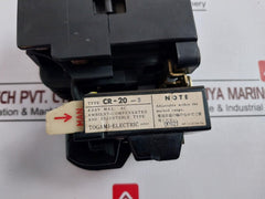 Togami-electric Pak-20U Magnetic Contactor 20 Amp 600V Max. Ac Np-11324A-2A