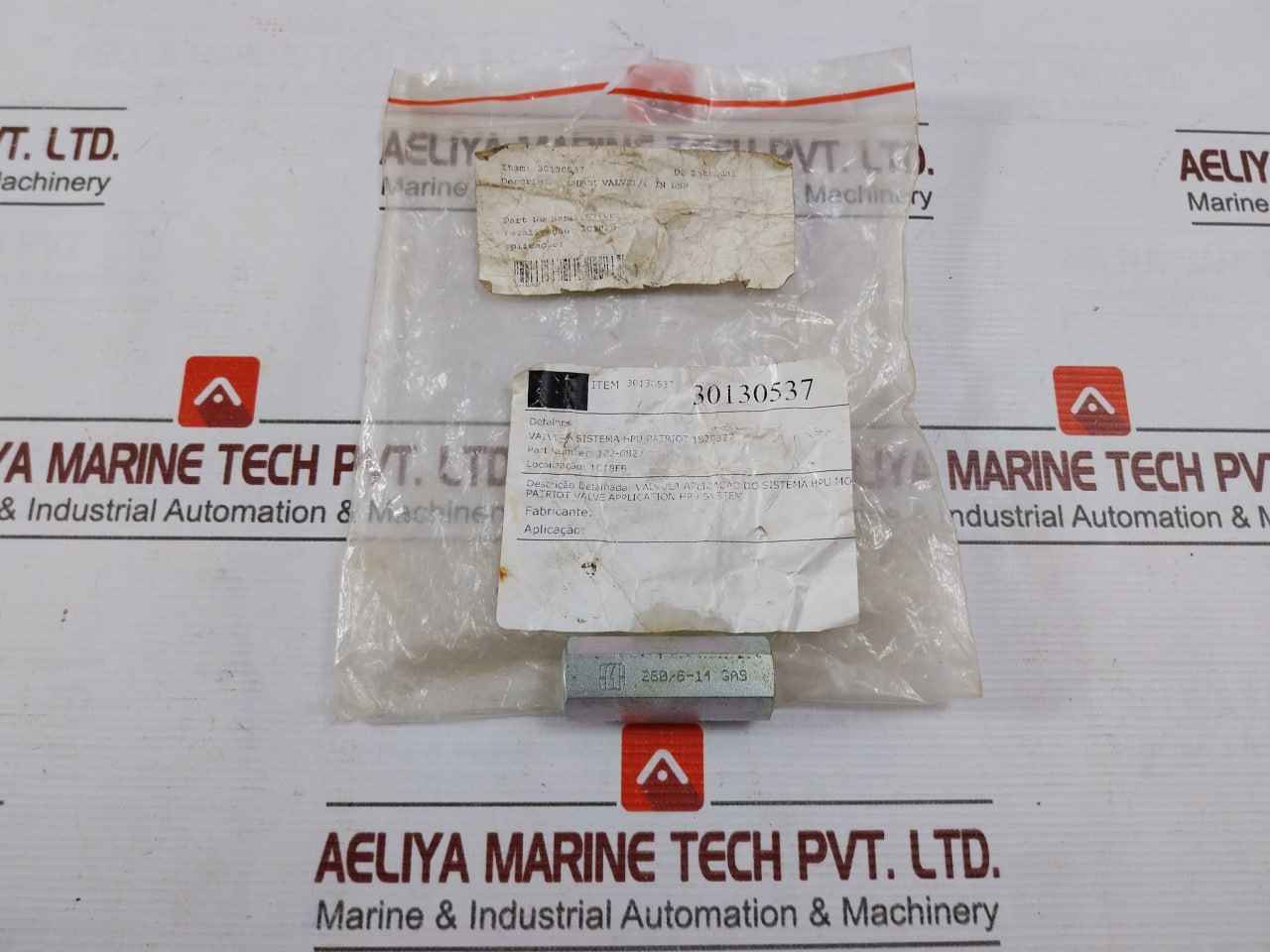 Tognella 260/6-14 Hydraulic Check Valve 182-0827 30130537