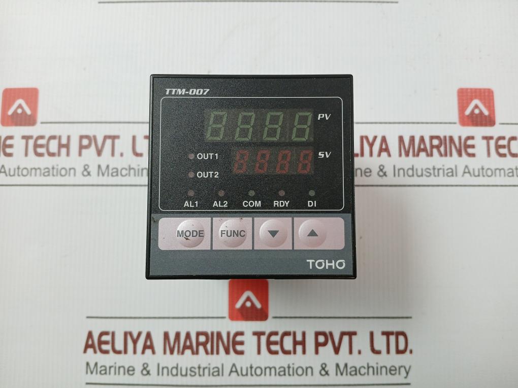 Toho Electronics Digital Temperature Controller Ttm-007-r-a-z134 100-240Vac