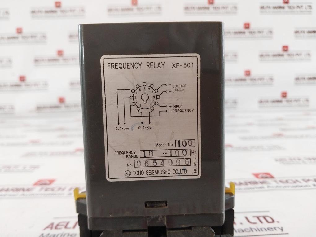 Toho Seisakusho Xf-501-24 Frequency Relay With Base 250V 7.5A – Aeliya ...