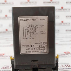 Toho Seisakusho Xf-501-24 Frequency Relay With Base 250V 7.5A