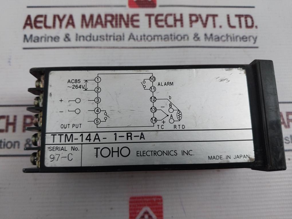 Toho Ttm-14A Temperature Controller Ttm-14A-1-r-a 264V