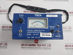 Toka Seiki Gc-707 Portable Combustible Gas Concentration M-740523-1Cba Class 2.5