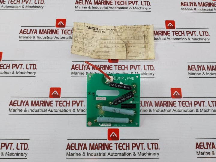 Tokimec 20649395 Printed Wiring Board 20-7070-01
