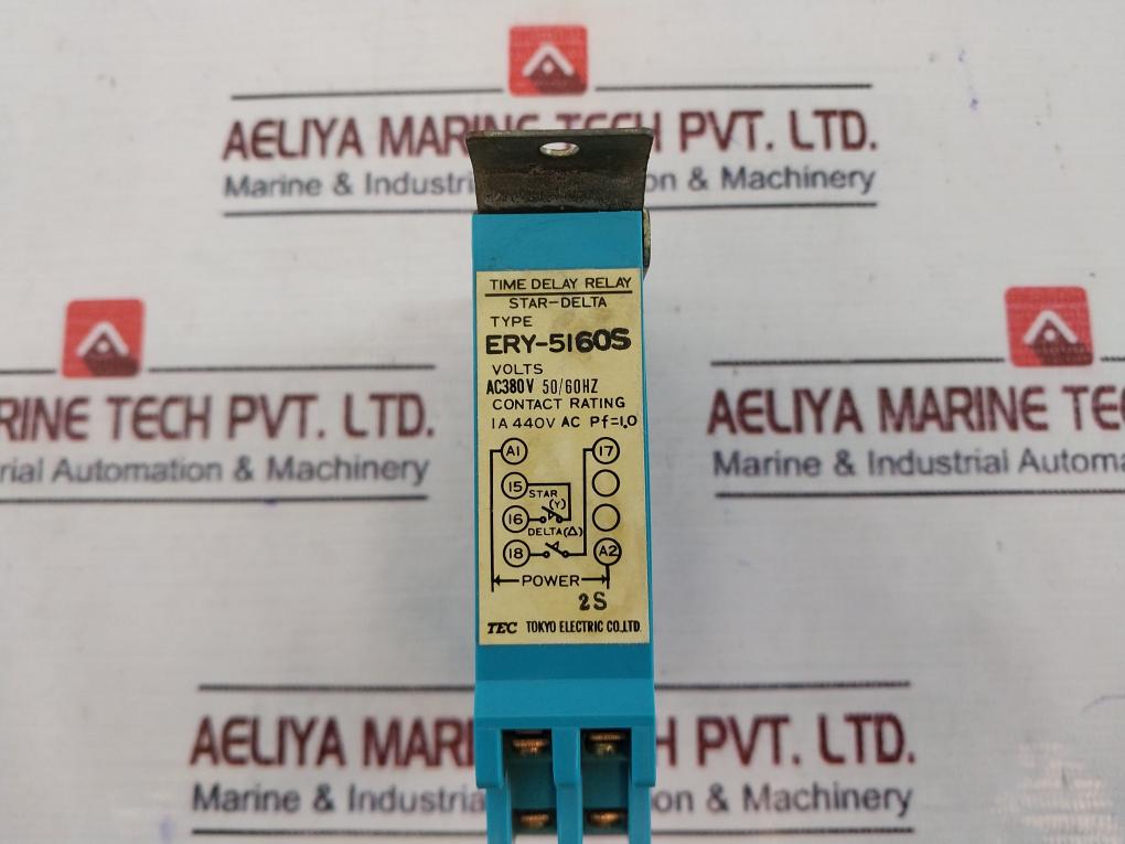 Tokyo Electric Ery-5160S Time Delay Relay 380V 50/60Hz