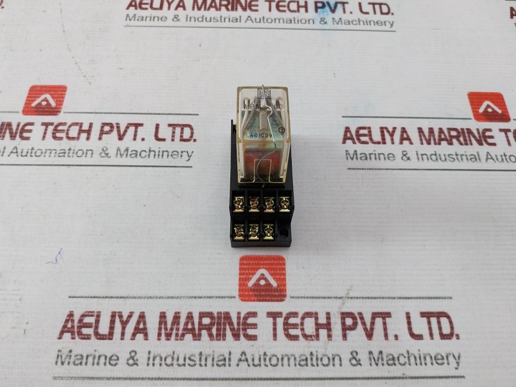 Tokyo Electric Mpm-100 General Purpose Relay With Base Ac100V Mpf-24