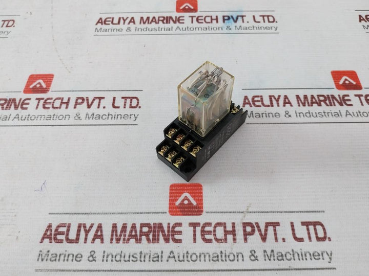 Tokyo Electric Mpm-100 General Purpose Relay With Base Ac100V Mpf-24