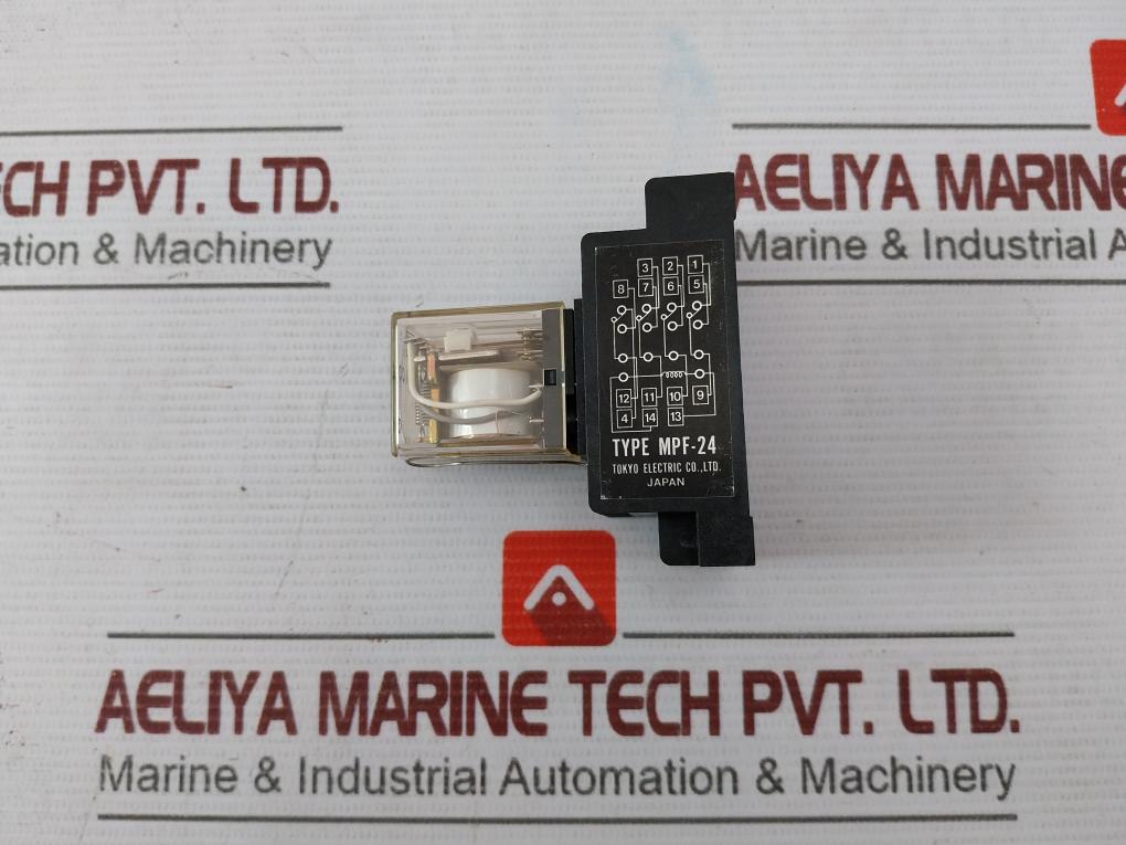 Tokyo Electric Mpm-100 General Purpose Relay With Base Dc12V