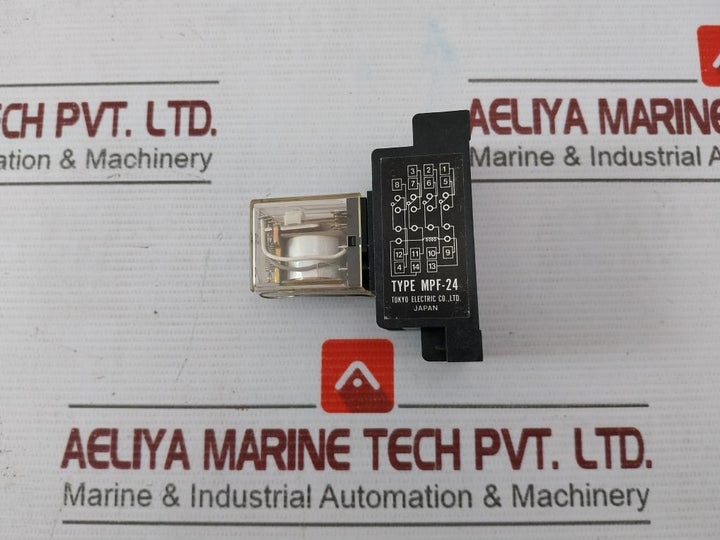 Tokyo Electric Mpm-100 General Purpose Relay With Base Dc12V