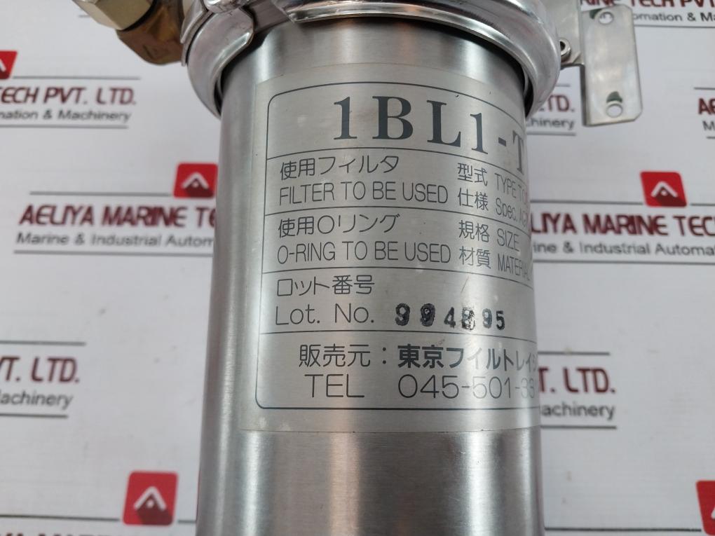 Tokyo Filtration 1Bl1-tf Stainless Steel Inline Filter Housing A97L-0201-0211