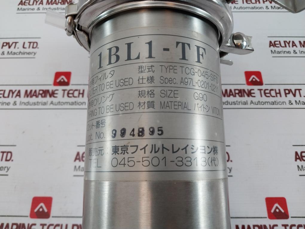 Tokyo Filtration 1Bl1-tf Stainless Steel Inline Filter Housing A97L-0201-0211