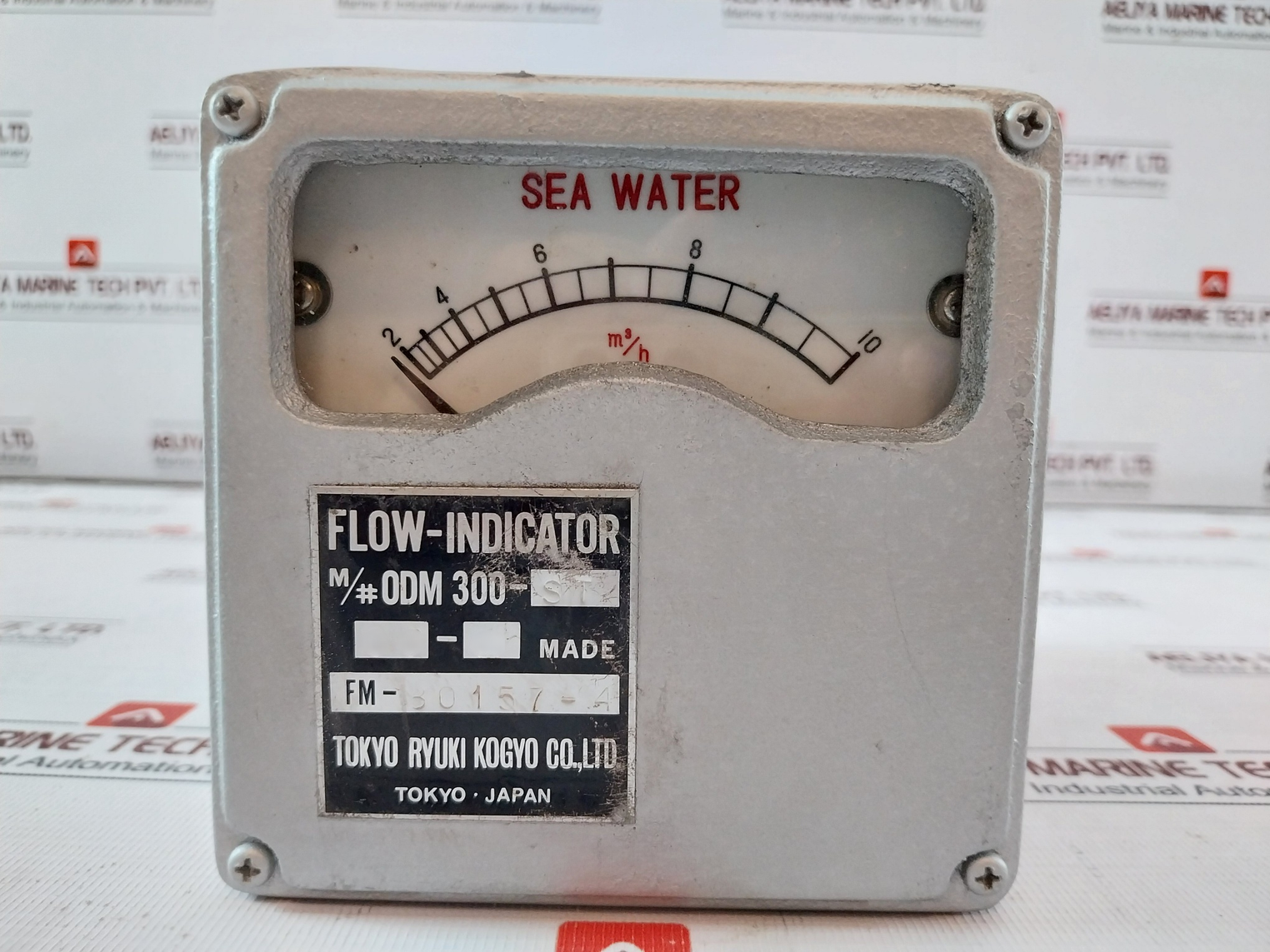 Tokyo Ryuki Kogyo Odm 300-st Differential Pressure Flow Meter Set Fm-30157-4