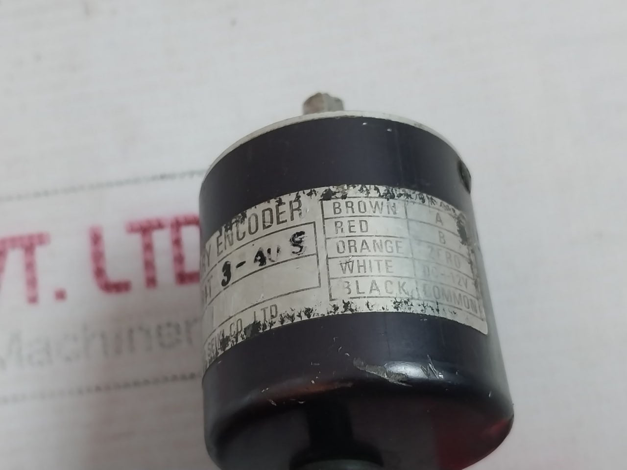 Tokyo Seiki Rit 3-40S Rotary Encoder Dc+12V