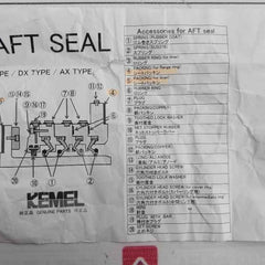 Tombo 1995 Aft Seal Packing For Flange Ring &amp; Liner