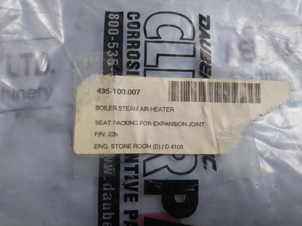 Tombo 1995 Seat Packing For Expansion Joint