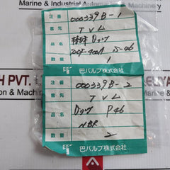 Tomoe Valve 720F-400A Special Long Ring & O-ring Set S-46