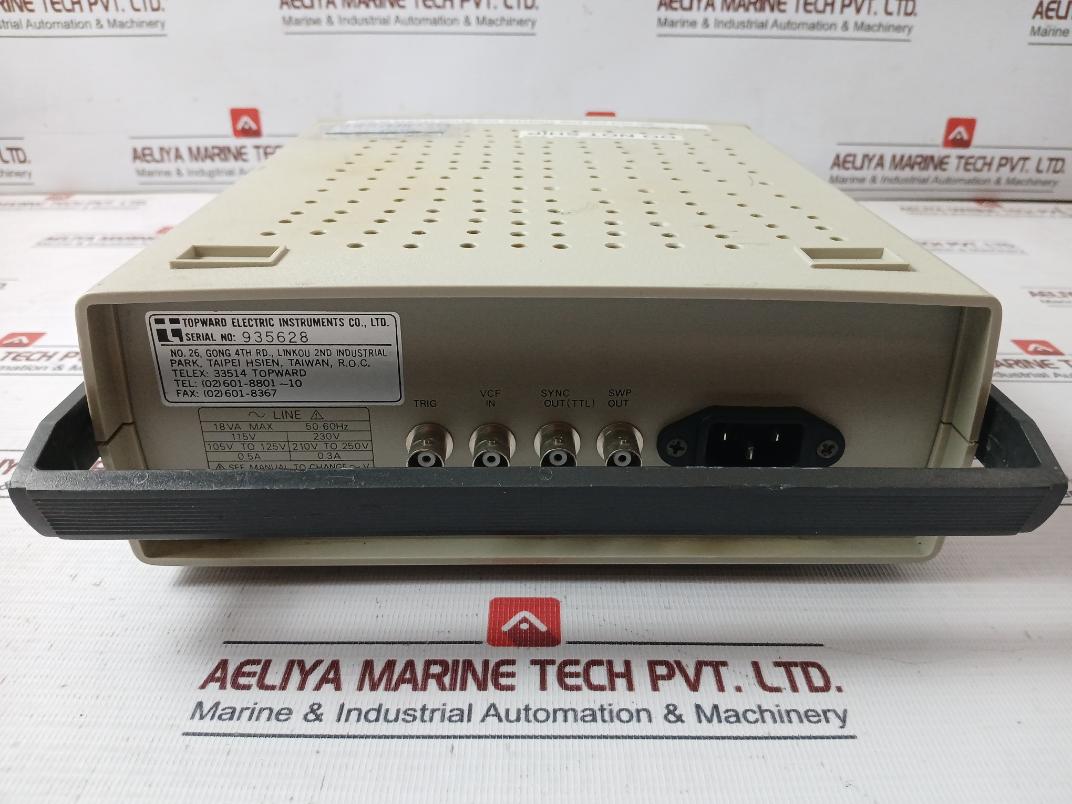 Topward 8115 Digital Sweep Function Generator Ame00035 18 Va Max 50-60Hz 0.3A
