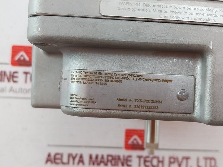 Topworx Txs-p2Cglmm Switchbox Txp And Txs 120Vdc, 3A Max
