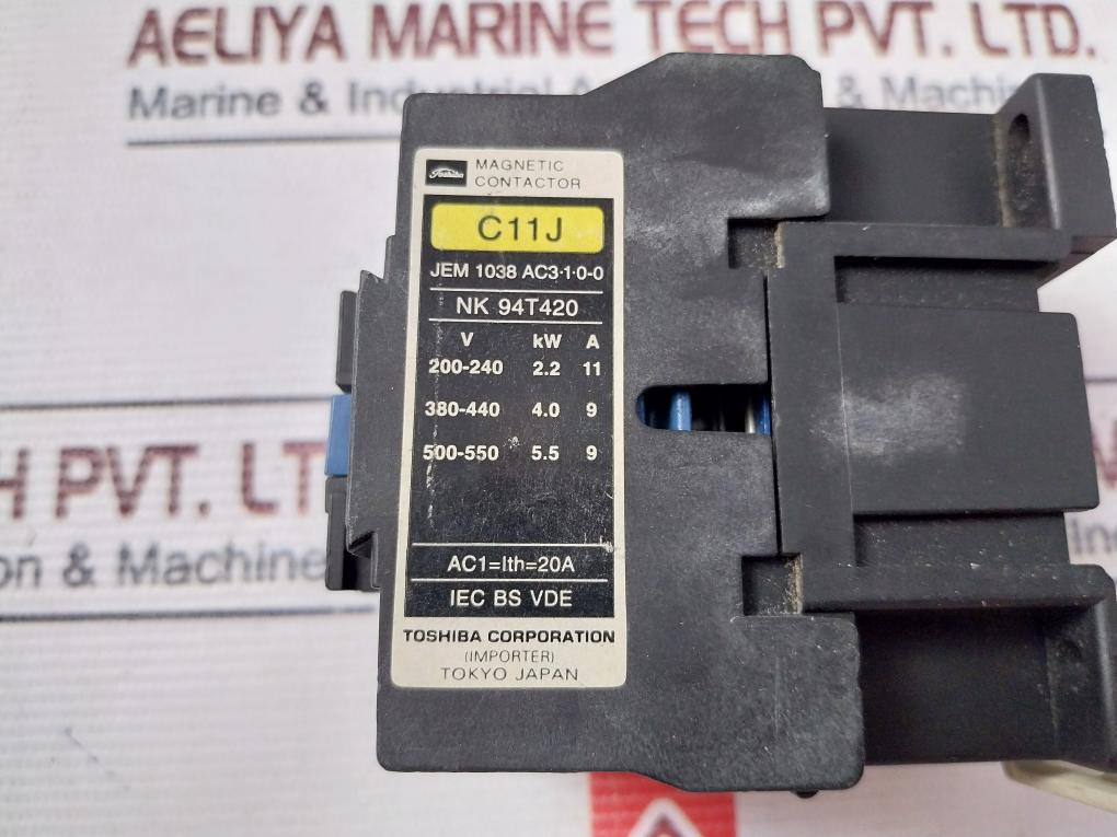 Toshiba C11J Magnetic Contactor 50/60Hz